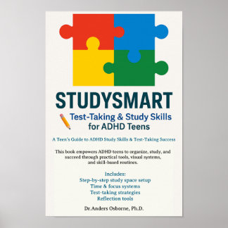 adhd Back Cover study Smart Poster