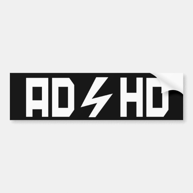 ADHD BUMPER STICKER (Front)