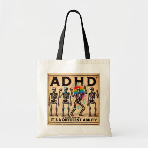 adhd burnout club tote bag
