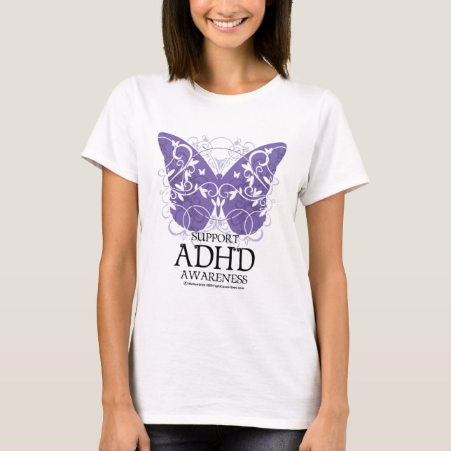 ADHD Butterfly T-Shirt (Front)