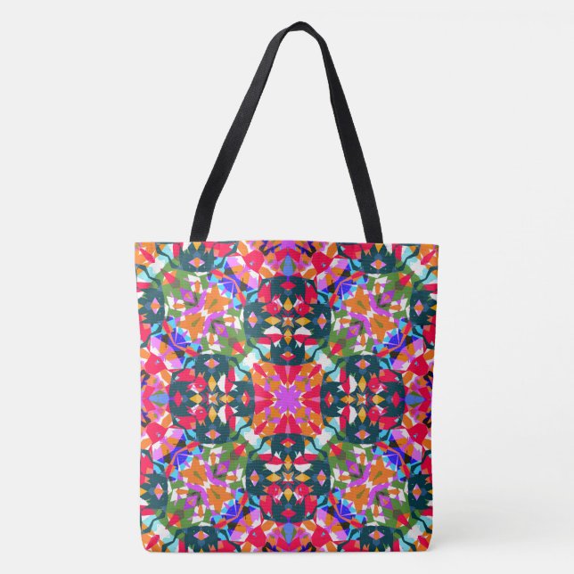ADHD Dopamine Dressing Cheerful Joyful Colourful Tote Bag (Front)