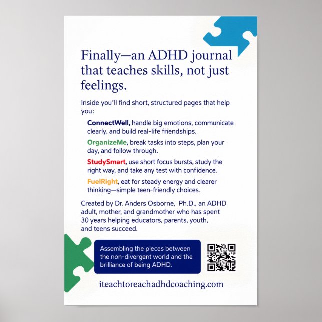  Adhd front cover 10 x 15 Poster (Front)