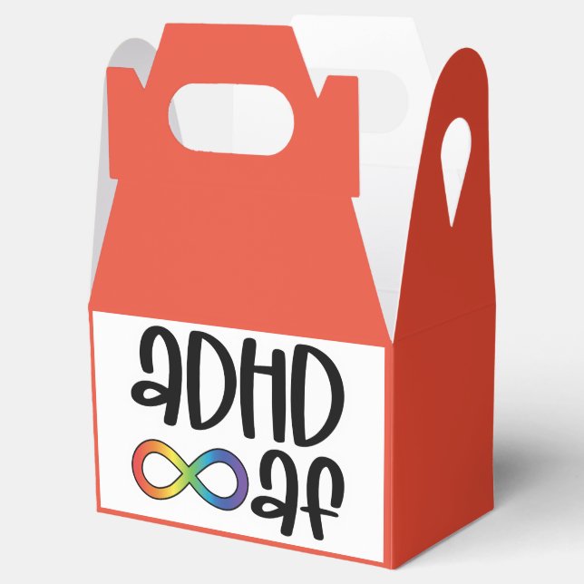 ADHD -  Gable Favour Box (Opened)