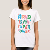 ADHD is my Superpower Cheerful Fun Bubble Letters