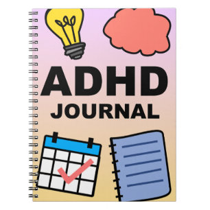 ADHD Notebook Journal – Focus, Track & Reflect