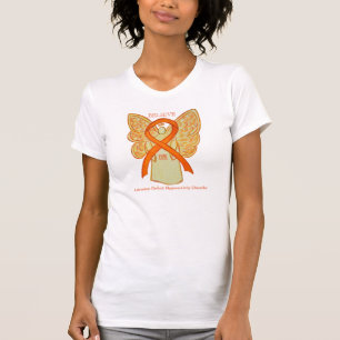 ADHD Orange Awareness Ribbon Angel Custom Shirt
