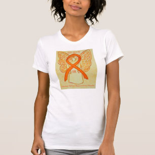 ADHD Orange Awareness Ribbon Angel Custom Shirt