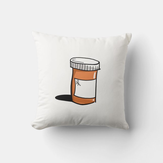 ADHD Pill Bottle Pillow Reminder (Front)