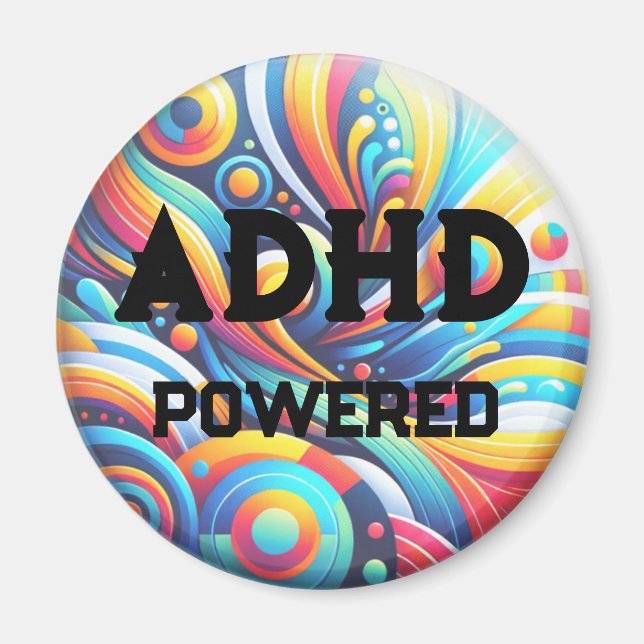 ADHD Powered Magnet (Front)