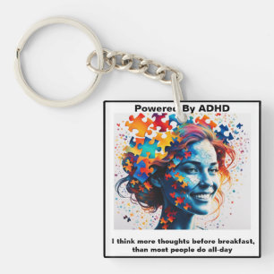 ADHD Quotes.  Key Ring
