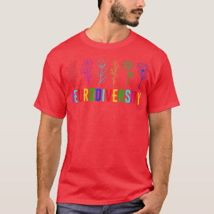 ADHD Rainbow Flower Autistic Neurodiversity Autism T-Shirt