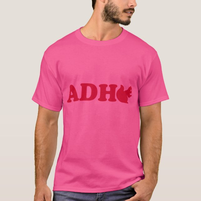 ADHD Squirrel T-Shirt (Front)