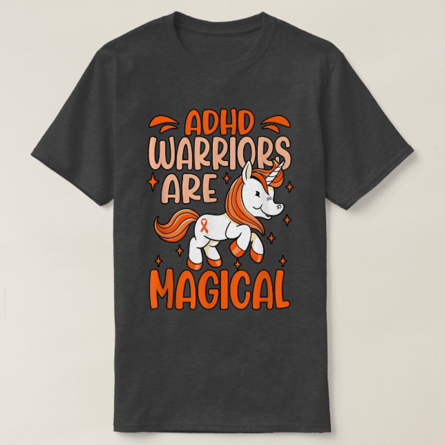 ADHD Warrior 300 T-Shirt (Design Front)