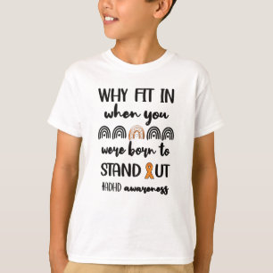 ADHD Warrior Attention Deficit Disorder Awareness T-Shirt