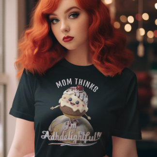 ADHDelightful Sundae: Personalised ADHD Kawaii T-Shirt