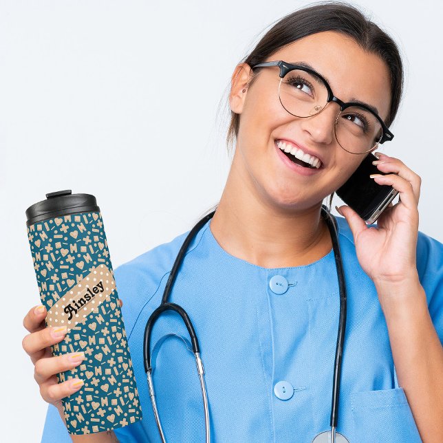 Adhesive Bandage Assortment Personalised Thermal Tumbler (Creator Uploaded)