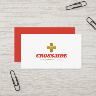 Adhesive Bandage Cross | Healing & Care Business Card