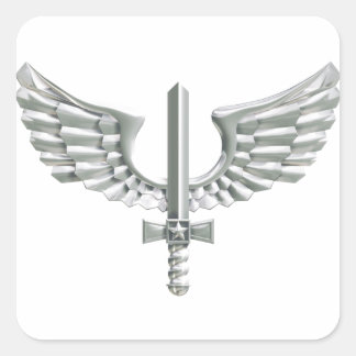 Adhesive Brazilian Air Force — Model 2 Square Sticker
