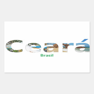 Adhesive Ceará Rectangular Sticker