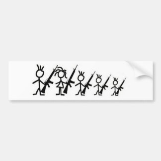 Adhesive family DEFESA.ORG Bumper Sticker