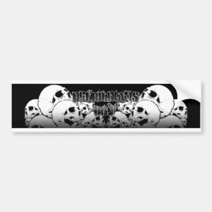 Adhesive For Automobiles Skull Demolixans Boy Bumper Sticker