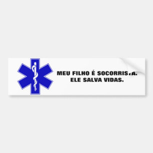 Adhesive for cars: RESCUER Bumper Sticker
