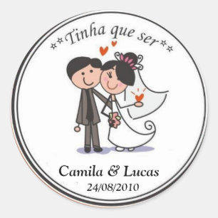 Adhesive for latinhas mint you the BE Classic Round Sticker