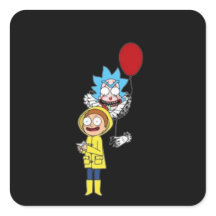 adhesive halloween Rick and Morty