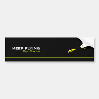 Adhesive Keep Flying Bumper Sticker