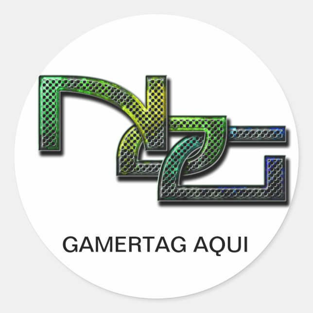 Adhesive NoG Classic Round Sticker (Front)