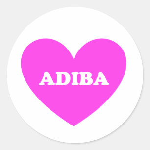 Adiba Classic Round Sticker