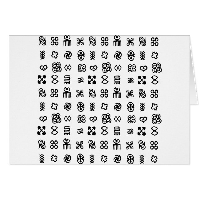 Adinkra African Symbols (Front Horizontal)