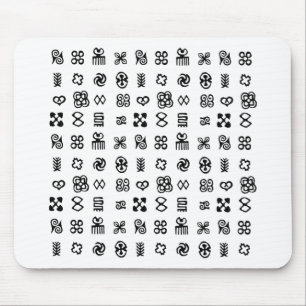 Adinkra African Symbols Mouse Mat