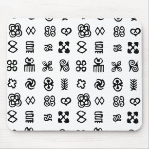 Adinkra African Symbols Mouse Mat