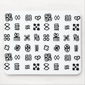 Adinkra African Symbols Mouse Mat