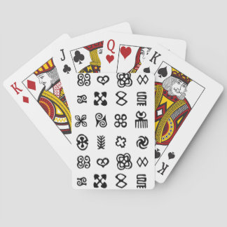 Adinkra African Symbols Playing Cards