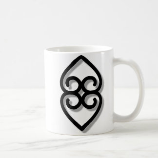 Adinkra - earth-BW Coffee Mug