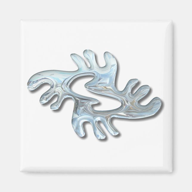 Adinkra-peace-glass Magnet (Front)