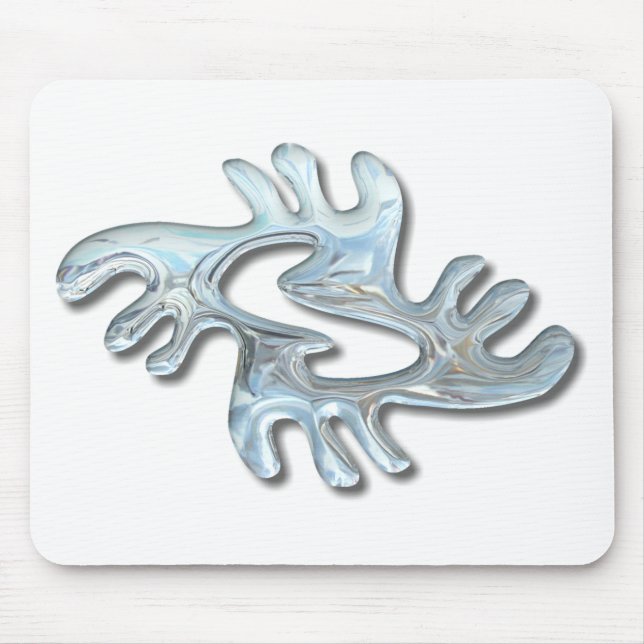 Adinkra-peace-glass Mouse Mat (Front)