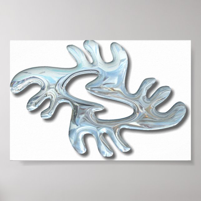 Adinkra-peace-glass Poster (Front)