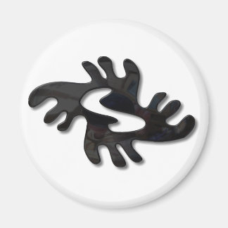 Adinkra-peace-shiny black magnet