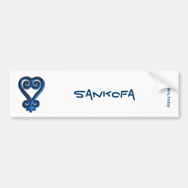 Adinkra - Sankofa Bumper Sticker (Front)