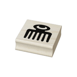 Adinkra Symbol (Beauty) Rubber Stamp