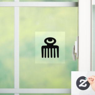 Adinkra Symbol (Beauty) Window Cling