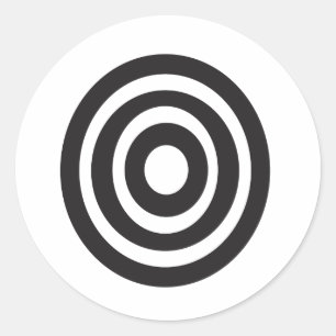 Adinkra symbol classic round sticker