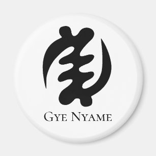 Adinkra Symbol GYE NYAME The Supremacy of God Magnet