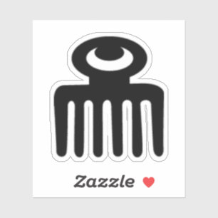 Adinkra Symbol Vinyl Sticker - Women's Beauty