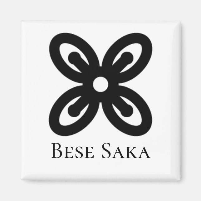 Adinkra Symbols BESE SAKA Sack of Kola Nuts Magnet (Front)