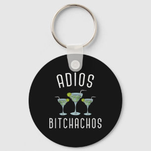 Adios Achos Funny Mexican Party Margarita Cinco De Key Ring