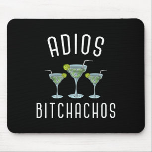 Adios Achos Funny Mexican Party Margarita Cinco De Mouse Mat